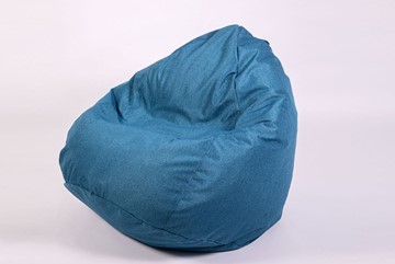 Кресло-мешок Юниор, рогожка синий в Смоленске