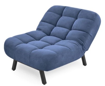 Мягкое кресло Абри опора металл (синий) в Смоленске - изображение 3