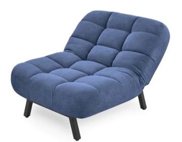 Мягкое кресло Абри опора металл (синий) в Смоленске - предосмотр 4