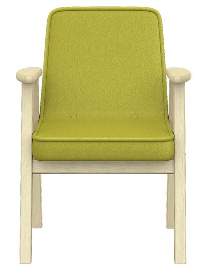 Кресло Ретро ткань лайм, каркас лак в Смоленске - изображение 3