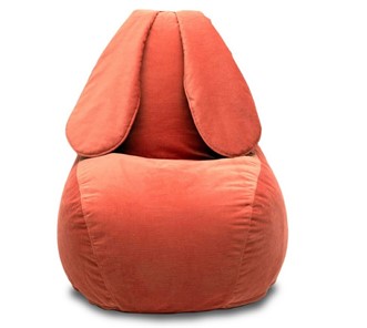 Кресло-мешок Зайка (длинные уши), оранжевый в Смоленске