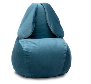 Кресло-мешок Зайка (длинные уши), синий в Смоленске