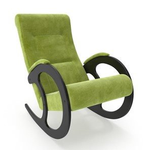 Кресло-качалка Модель 3, Verona 38 Apple Green-велюр в Смоленске