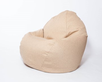 Кресло-мешок Макси, рогожка, 150х100, песочное в Смоленске - предосмотр