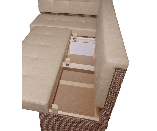 Кухонный угловой диван Нео КМ 3 с механизмом 2000*1110 в Смоленске - изображение 6