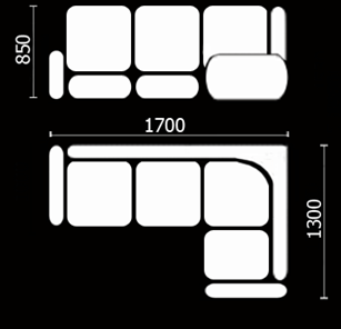 Угловой кухонный диван Нео КМ-01 (168х128 см.) в Смоленске - предосмотр 3