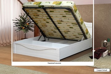 Двуспальная кровать с механизмом Ева-10 2000х1800 в Смоленске - предосмотр 1