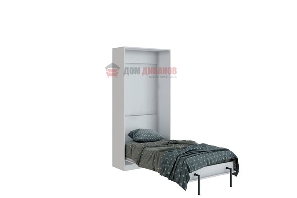 Кровать-шкаф Велена 1, 900х2000, цвет белый в Смоленске - изображение