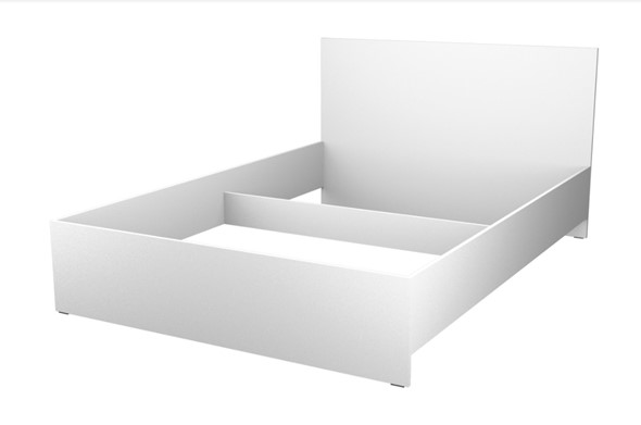 Кровать полутороспальная Экон-КР-14, Белый в Смоленске - изображение