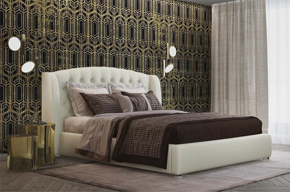 Спальная кровать Сильва Модерн 180х200 (с основание) в Смоленске - изображение