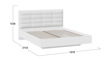 Кровать спальная Агата тип 1 (Белый) в Смоленске - предосмотр 2