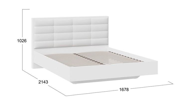 Кровать спальная Агата тип 1 (Белый) в Смоленске - изображение 2