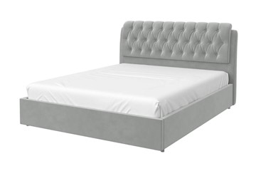 Кровать спальная Белиста 180х200 (Светло-серый) с основанием в Смоленске