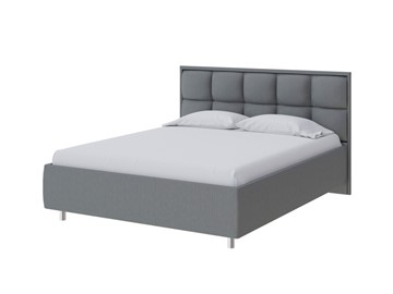 Кровать 2-спальная Chessy 160х200, Рогожка (Savana Grey (серый)) в Смоленске