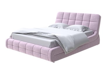 Кровать в спальню Corso-6 140x200, Флок (Бентлей Нежно-лиловый) в Смоленске