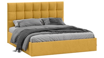 2-спальная кровать Эмбер тип 1 (Микровелюр Wellmart Yellow) в Смоленске