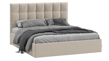 Двуспальная кровать Эмбер тип 1 (Велюр Confetti Cream) в Смоленске - предосмотр