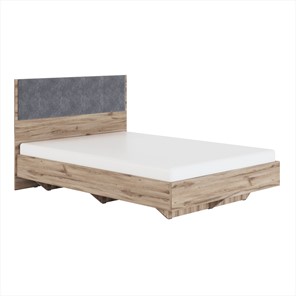 Кровать Николь (мод.1.3) 1,6 серый текстиль, с ортопедическим основанием в Смоленске