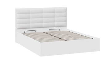 Кровать двуспальная с подъемным механизмом Агата тип 1 (Белый) в Смоленске - предосмотр 1