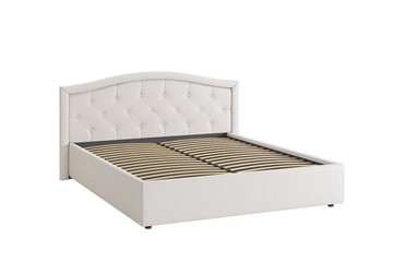 Кровать в спальню Верона 1,6 белый (экокожа) в Смоленске - предосмотр 2