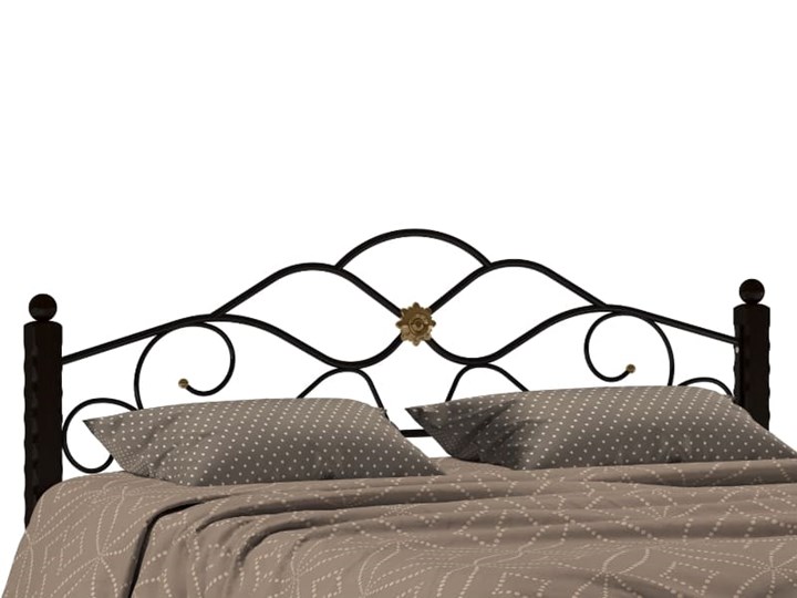 Кровать в спальню Гарда 3, 160х200, черная в Смоленске - изображение 3