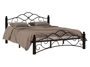 Кровать в спальню Гарда 3, 160х200, черная в Смоленске - предосмотр 1