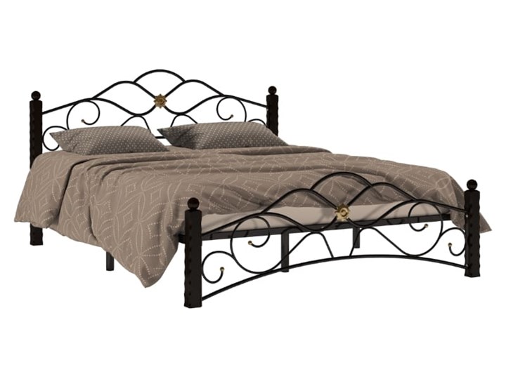 Кровать в спальню Гарда 3, 160х200, черная в Смоленске - изображение 1