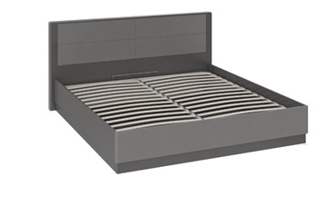 Кровать с подъемным механизмом Наоми 1600, цвет Фон серый, Джут СМ-208.01.02 в Смоленске - предосмотр 1