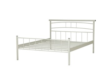 Двухспальная кровать 42.25 ТОКИО, металл белый в Смоленске