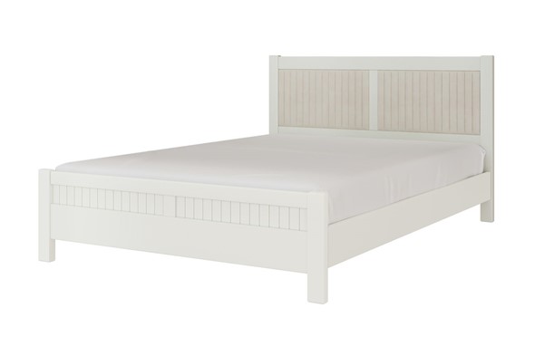 Кровать 1.5-спальная Фрида (белый античный) 140х200 в Смоленске - изображение