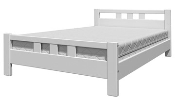 Полутороспальная кровать Вероника-2 (Белый Античный) 140х200 в Смоленске - предосмотр