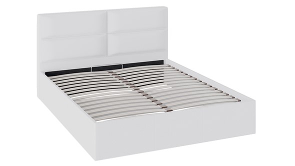 Кровать с механизмом 2-спальная Глосс ТД 319.01.02 (Белый) в Смоленске - изображение