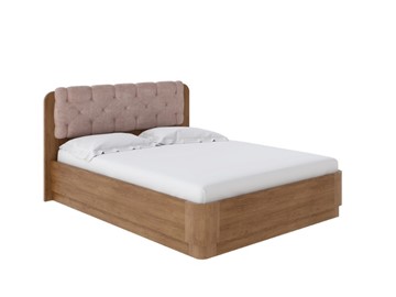 Кровать с механизмом Wood Home 1 160х200, Антик (сосна) с брашированием/Лофти Мокко в Смоленске