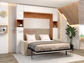 Кровать-шкаф с диваном Аделина 1400х2000 в Смоленске