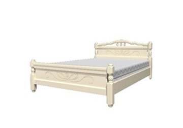 Спальная кровать Карина-5 (Слоновая кость) 90х200 в Смоленске