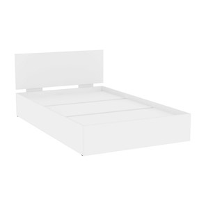 Кровать полутороспальная Алиса (L10) Белый, с основанием в Смоленске