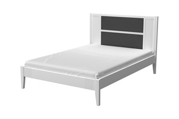 Полуторная кровать Бетти из массива сосны (Белый Античный) 160х200 в Смоленске
