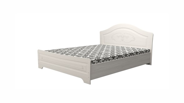 Кровать полутороспальная Ивушка-5 2000х1200, цвет Дуб беленый в Смоленске - изображение