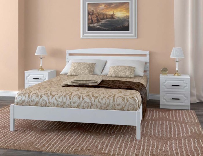 Спальная кровать Камелия-1 (Венге) 140х200 в Смоленске - изображение 1