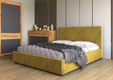 Кровать в спальню Нельсон Абстракция 140х200 (вариант 1) без основания в Смоленске - предосмотр 1