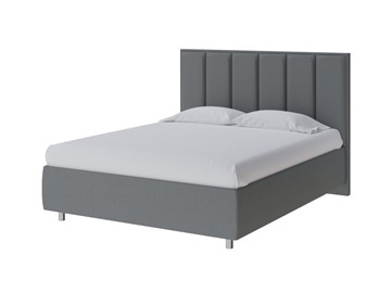Кровать спальная Routa 140х200, Рогожка (Savana Grey (серый)) в Смоленске