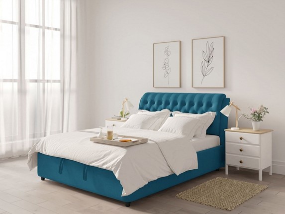 Спальная кровать Siena-2 1400х2000 с подъёмным механизмом в Смоленске - изображение