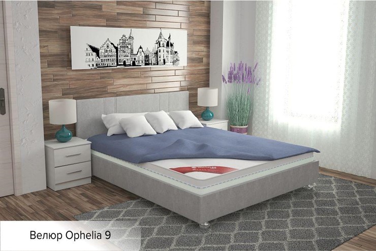 Кровать полутороспальная Вена 140х200 (с основанием) в Смоленске - изображение 6