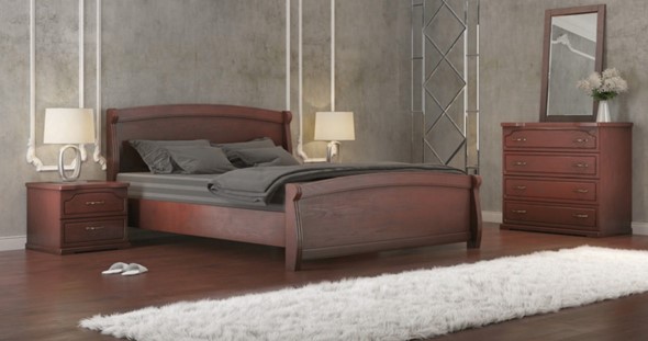 Кровать 2-спальная Магнат 160*200 с основанием в Смоленске - изображение