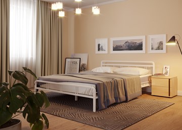 Кровать 1-спальная Леон, 900, белый в Смоленске