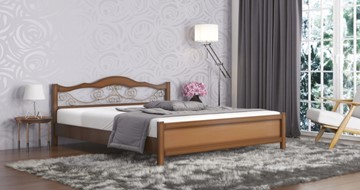 Кровать двуспальная СВ-Стиль Ковка 160*200 с основанием в Смоленске