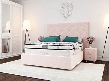 Кровать Style Compact/Island M 180х200, Флок (Велсофт Винтажный розовый) в Смоленске