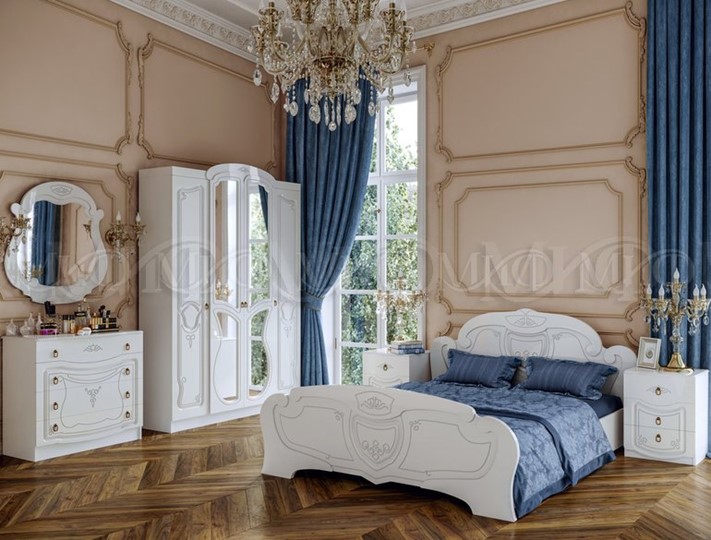 Спальный гарнитур Мария, Белый глянец в Смоленске - изображение