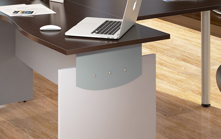 Офисный комплект мебели OFFIX-NEW для двух сотрудников и руководителя в Смоленске - изображение 2