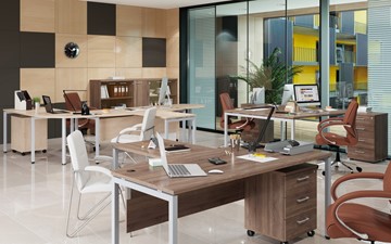 Офисный набор мебели Xten S 1 - один стол с приставным брифингом в Смоленске - предосмотр